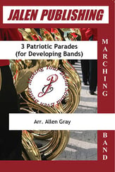 3 Patriotic Parades Marching Band sheet music cover